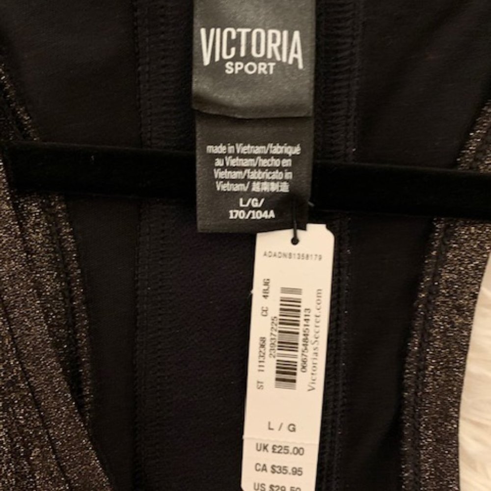 Victoria Sport Metallic Tank NWT Size L